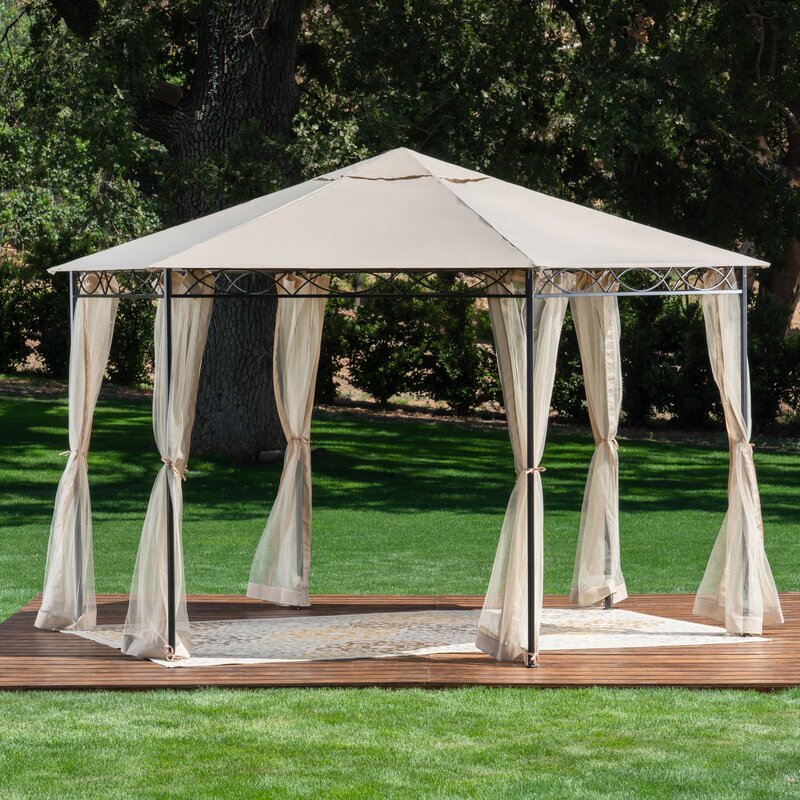 Arlmont Co Ricky 12 Ft W X 12 Ft D Steel Patio Gazebo Reviews